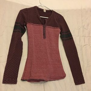 We the free soft and cute Henley style shirt